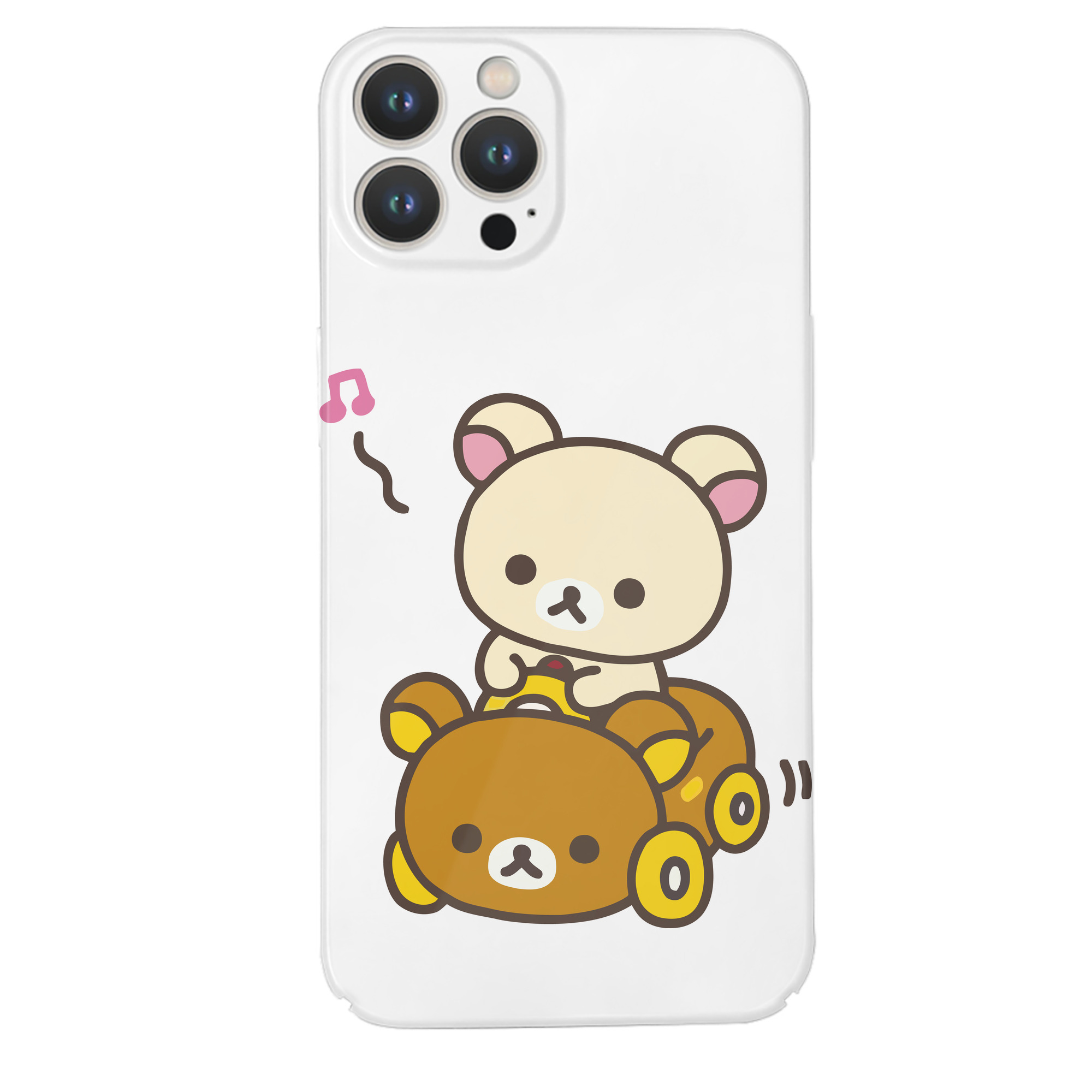 （画像用） リラックマ リラックマ キイロイトリ Rilakkuma Korilakkuma Kiiroitori 【iPhone 14シリーズ対応】ハードケース
